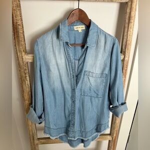 Cloth and Stone Chambray Denim Button Down